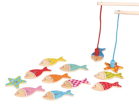 WOODEN GAME MAGNETIC FISHING