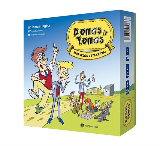 Stalo žaidimas DOMAS IR TOMAS Mokyklos Detektyvai