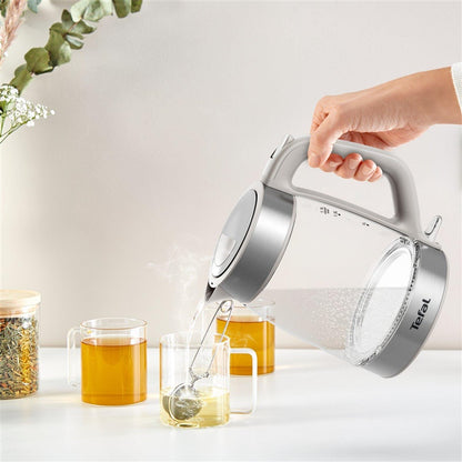 Elektrinis virdulys Tefal KI605B30, 1.7 l, balta/sidabro