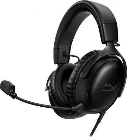 Przewodowy zestaw słuchawkowy dla graczy HyperX Cloud III, czarny
