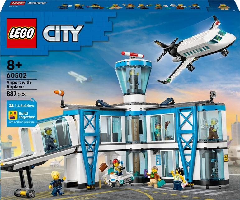 Konstruktorius LEGO® City Oro uostas su lėktuvu 60502 887vnt