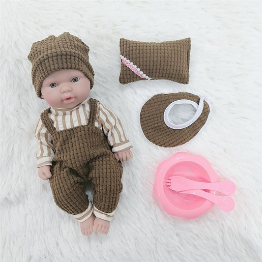 Lalka-niemowlę z akcesoriami Pure baby 706629W, 25 cm