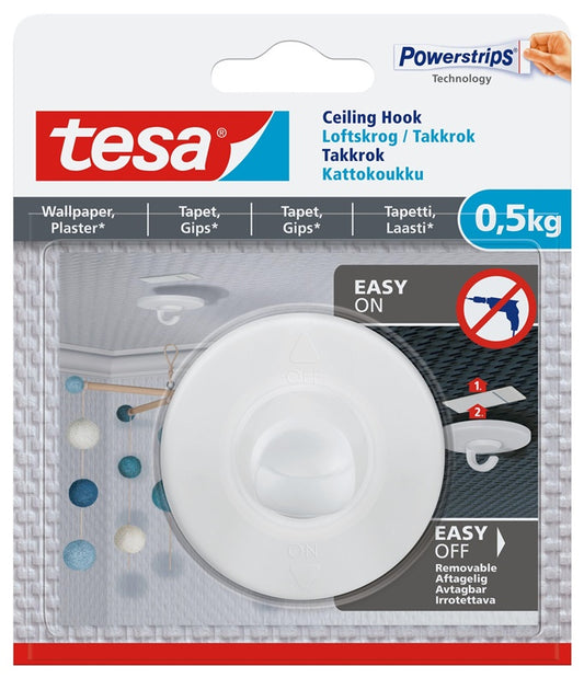 Lubų kabliukas Tesa tesa 77781, balta
