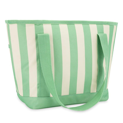 Torba termiczna Spokey, biało-zielona, 39 x 27 cm, 12 l