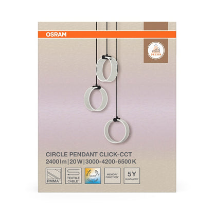 Šviestuvas lubų Osram, LED, 20W, 3000-6500K,1300lm.