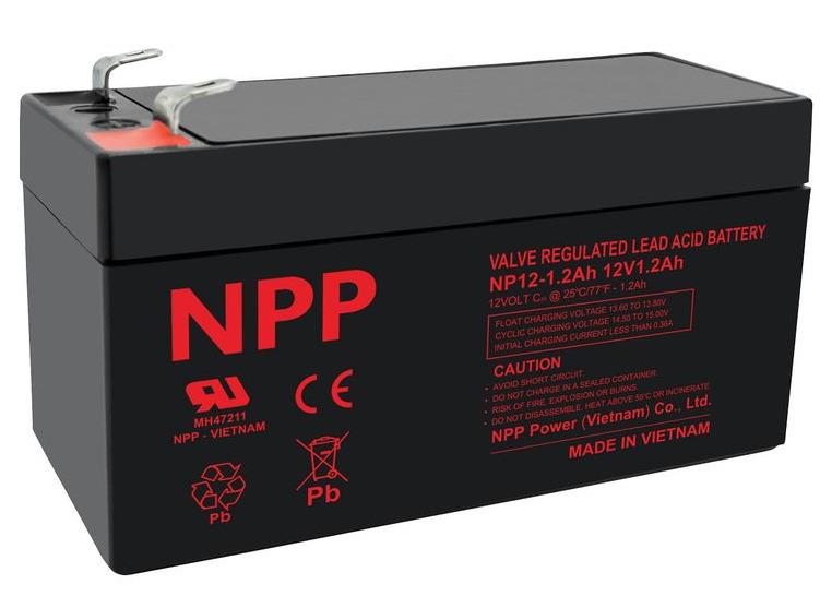Akumuliatorius NPP, 12V 1.2 AH
