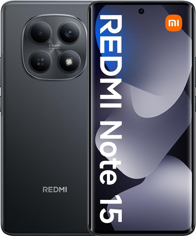 TELEFONAS REDMI NOTE 15 8/256GB JUODAS