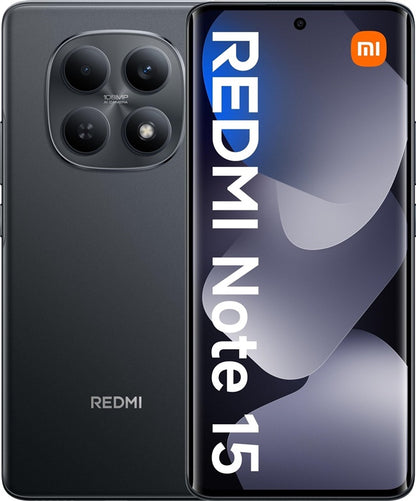 TELEFONAS REDMI NOTE 15 8/256GB JUODAS