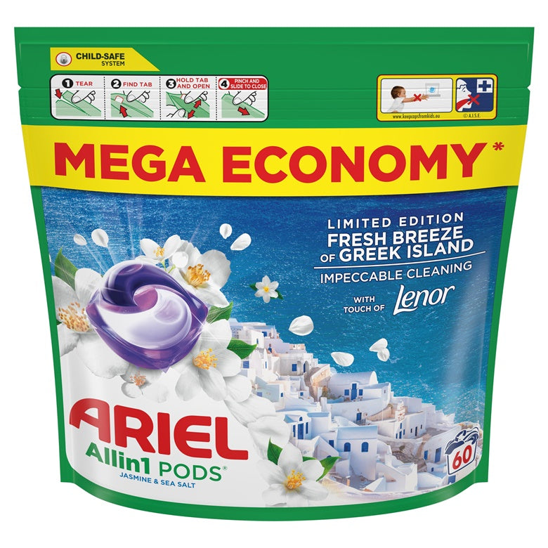 KAPSUL SKALBIMO ARIEL FRESH BREEZE 60SK