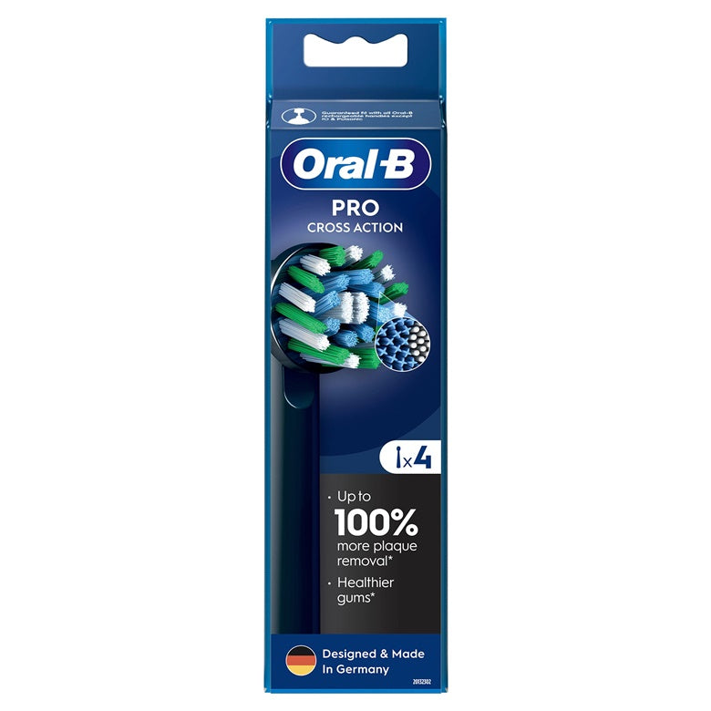 Dantų šepetėlio galvutė Oral-B EB50-4, juoda, 4 vnt.