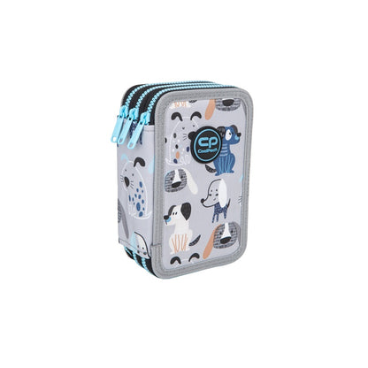 Piórnik CoolPack, 20 cm x 13 cm, szary/wielokolorowy