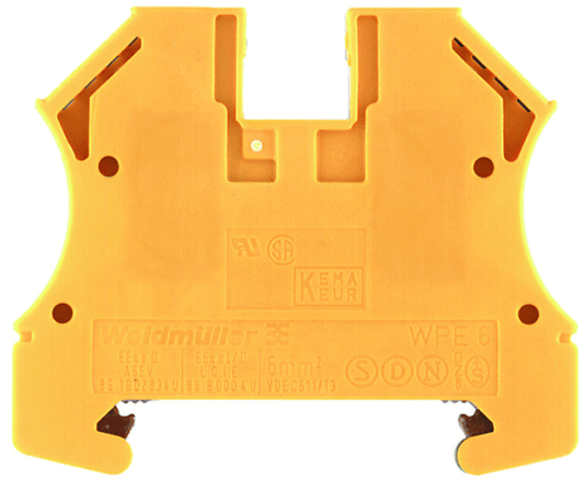 1010200000 WPE 6 PE terminal 6mm² 720A, y/g