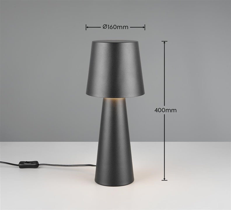 Lampa stołowa Trio Nubian 562900132, E27, stojąca