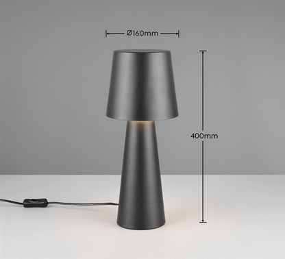 Lampa stołowa Trio Nubian 562900132, E27, stojąca