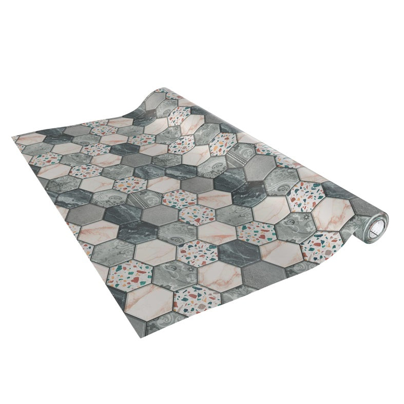 Lipnioji plėvelė AD HEXATILES, 15 m x 45 mm 55846