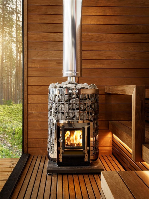 Piec do sauny opalany drewnem Harvia Cilindro 16, 16 kW