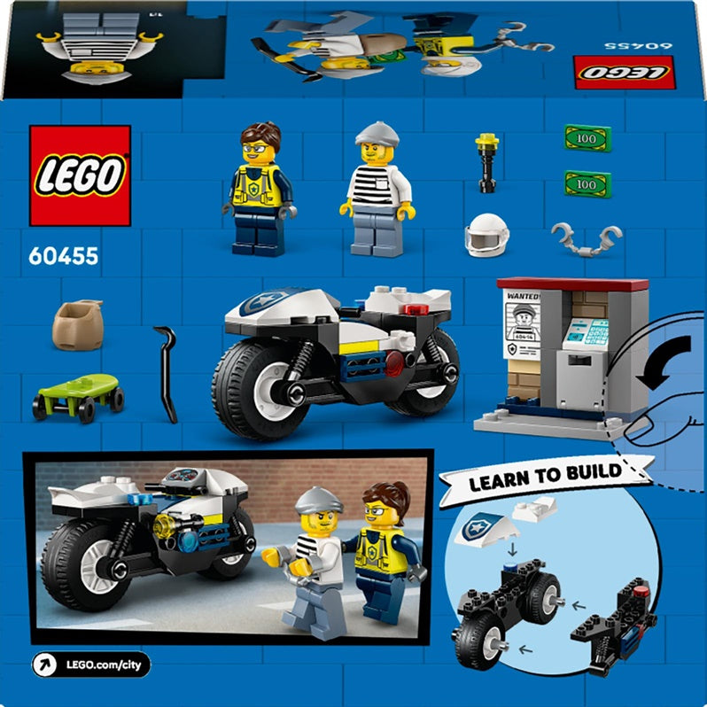 Konstruktor LEGO® City Pościg policyjny motocyklem 60455