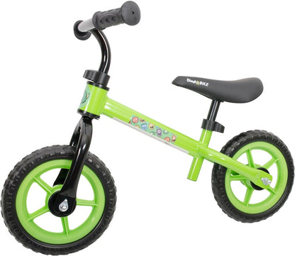 Rowerek biegowy Bottari Monsters 75811, zielony, 10''