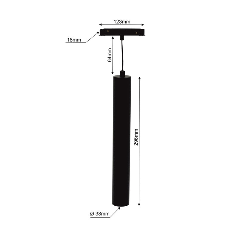 Oprawa sufitowa Modoled Magnetic, 7 W, LED, 3000–6000 K