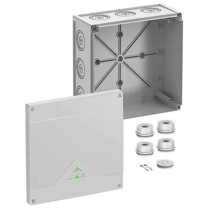 Paskirstymo dėžutė Spelsberg ABOX 252x252x120 IP55/IP66 IK07