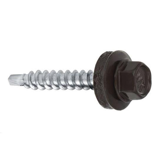 Wkręt samowiercący Wkret-Met WFD, RAL8019, 4.8 mm x 25 mm, 250 szt.