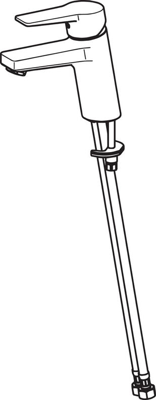 Bateria umywalkowa Oras Twista 3810F-33, czarna
