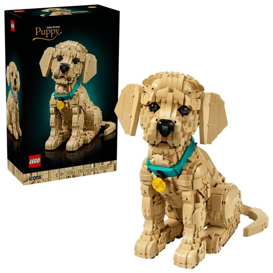 Zestaw LEGO® Icons Złoty retriever 11384, 2102 elementy