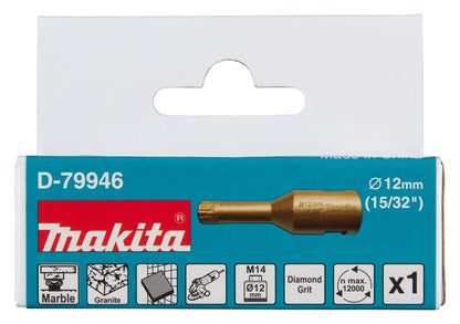 Deimantinė karūna Makita 12 mm M14 D-79946