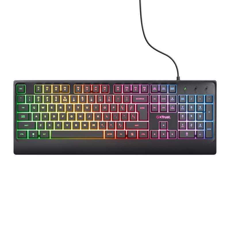 Žaidimų rinkinys Trust GXT 792 QUADROX EN, juoda