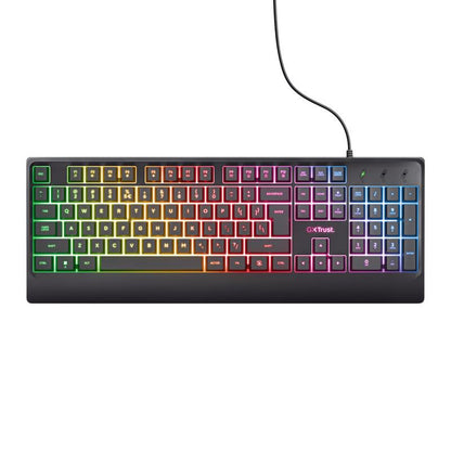 Žaidimų rinkinys Trust GXT 792 QUADROX EN, juoda