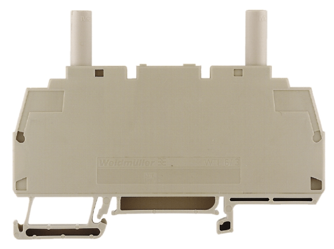 1018600000 WTL 6/3/STB Test-disconnect terminal 6mm² 500V 41A, dark beige