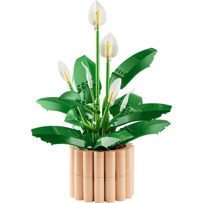 Konstruktor LEGO® Botaniczna Roślina Spathiphyllum 11504, 474 elementy.
