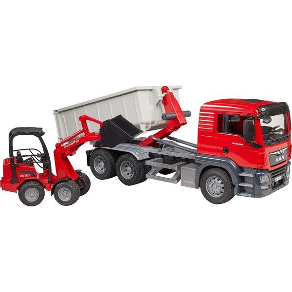 Komplektas Bruder Truck & Loader MAN TGS 03767