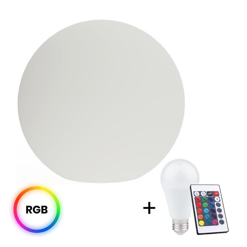 Šviestuvas lauko Globo 10W E27 IP44 D40+RGB LEMP