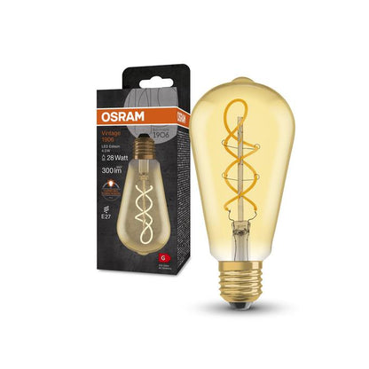 Żarówka Osram LED dekoracyjna, A60, E27, 4W, 300lm, 2000K