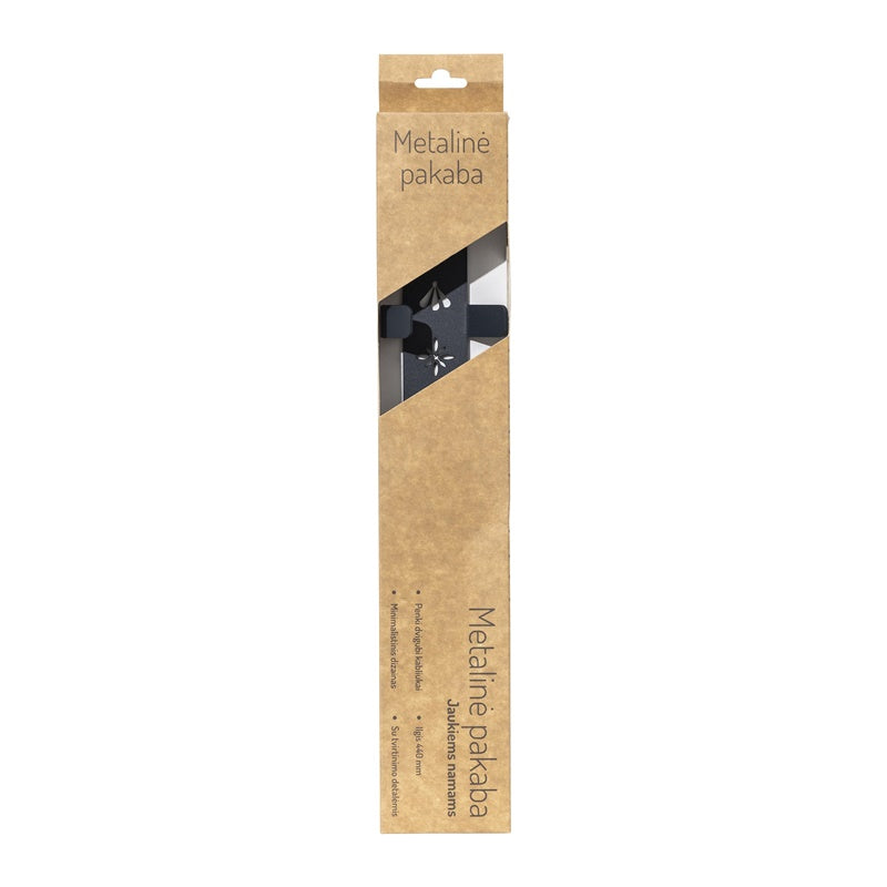 Drabužių kabykla Glori PK455-R2, 44 cm, antracito