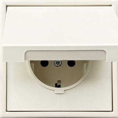 Gniazdo elektryczne LIREGUS MODERN, IP44, matowy beż