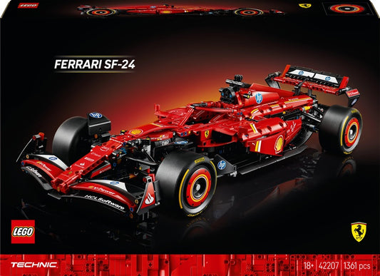 LEGO® Technic Ferrari SF-24 F1 Car 42207, 1361 vnt.