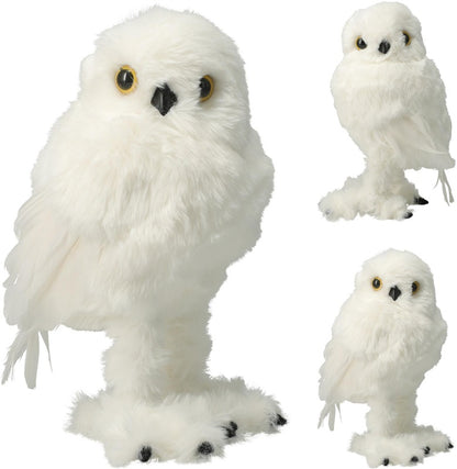 Dekoracja Sowa, 24 cm, biała