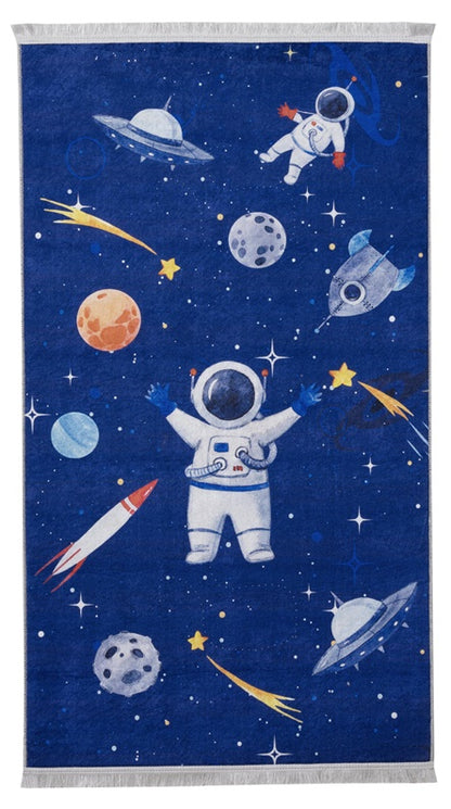Dywan wewnętrzny Splendid SPAC Printed, niebieski, 160 x 120 cm