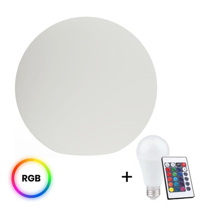 Šviestuvas lauko 10W E27 IP44 D60+RGB LEMP