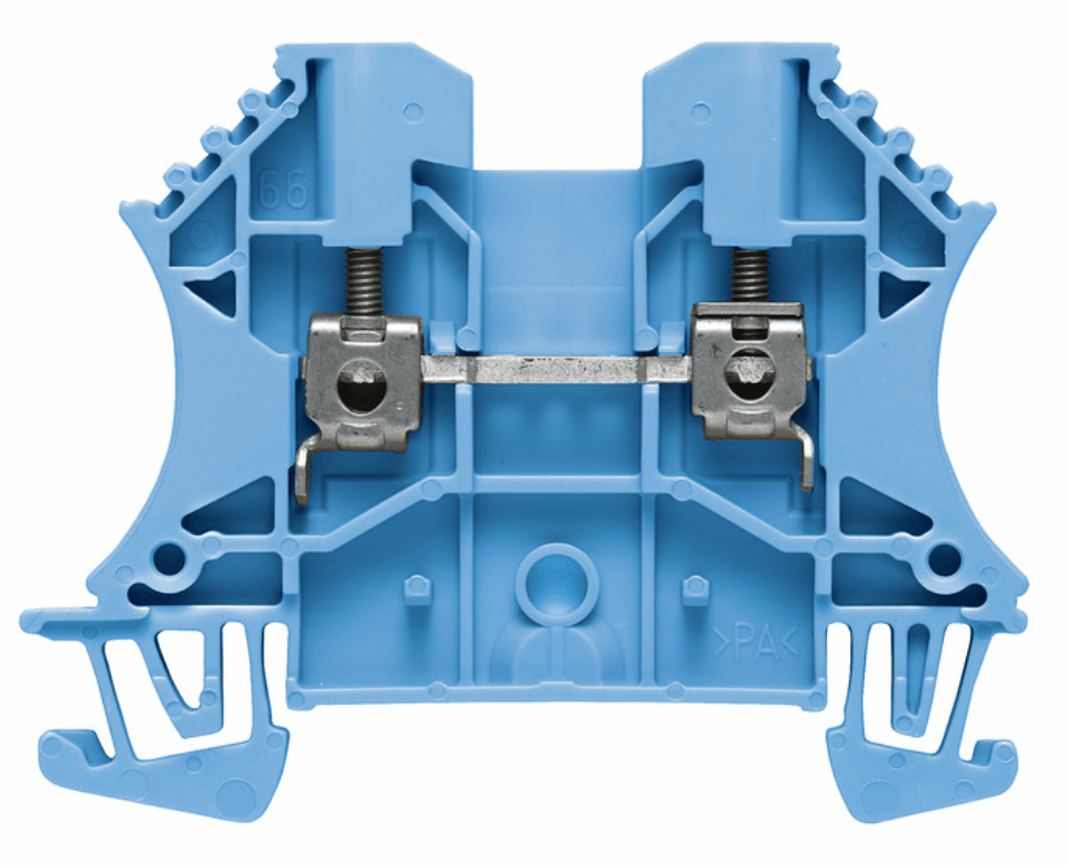 1020080000 WDU 2,5 BL Feed-through terminal 2,5mm² 800V 24A, blue