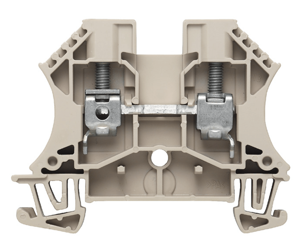 1020200000 WDU 6 Durchgangsklemme 6mm² 800V 41A, dunkelbeige
