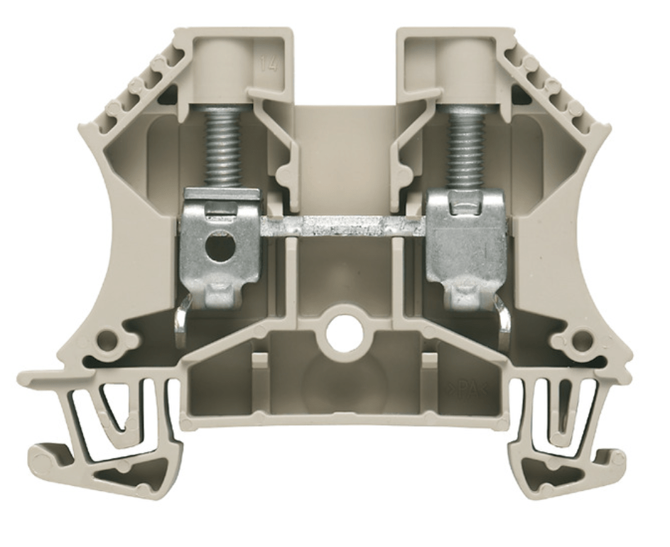 1020300000 WDU 10 Durchgangsklemme 10mm² 1000V 57A, dunkelbeige