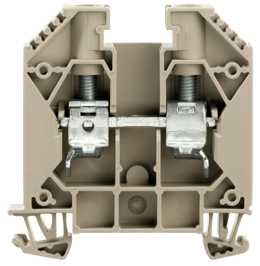 1020400000 WDU 16 Feed-through terminal 16mm² 1000V 76A, dark beige