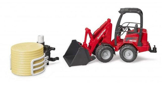 Sunkioji technika Bruder 2630, juoda/raudona