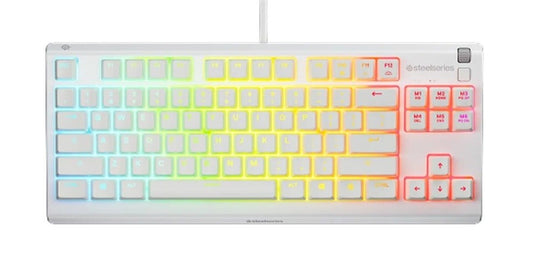 Klawiatura SteelSeries Apex 3 TKL, angielska (US), biała