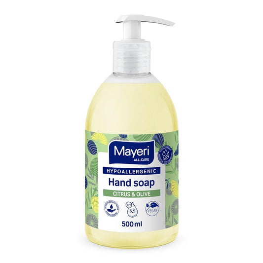 Skystas muilas Mayeri citrus/olive, 500 ml