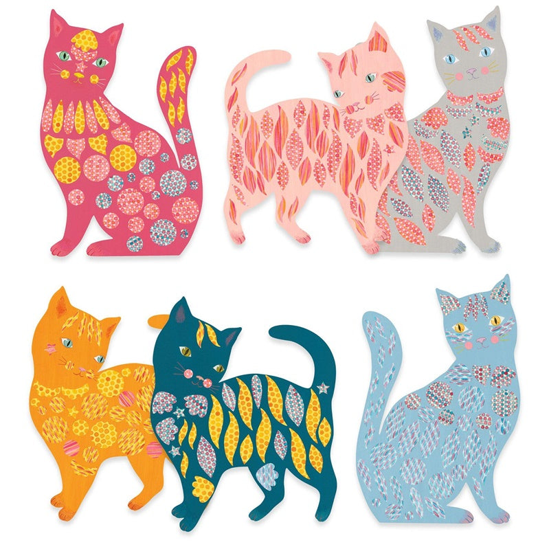 Kūrybos rinkinys Djeco Elodie's Cute Cats
