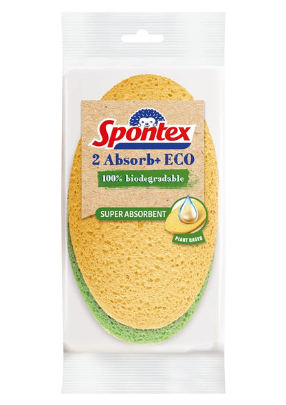 Universalios kempinės Spontex absorb+eco, 2 vnt.